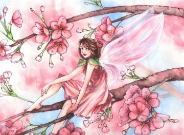 子供向け Painting - 子供のための花の妖精